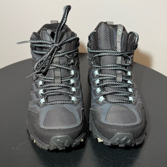 Merrill Warm Moab Grey Hiking Boots Women’s Size 6.5 - Picture 2 of 7